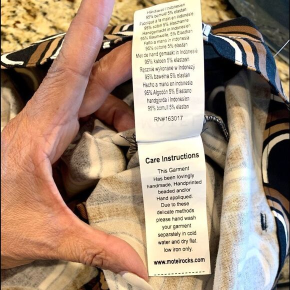 MOTEL Rocks Zoven Trousers in Tonal Interlink Black - Picture 10 of 11